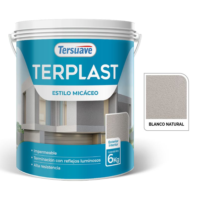 TERPLAST MICACEO 6KG CHIP BLANCO