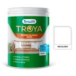 TROYA BARNIZ AL AGUA MATE INCOLORO 1L