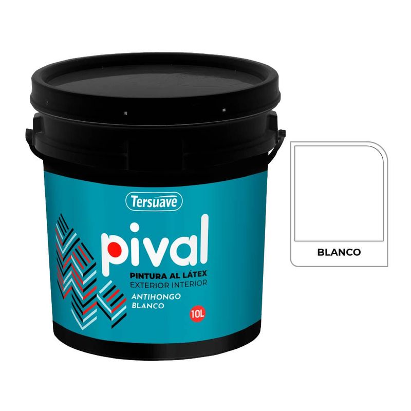 Pival-Latex-Exterior-Interior-Mate-Blanco-x-10-lts